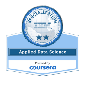 Applied Data Science Specialization Certificate