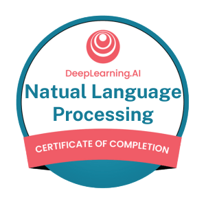 Natural Language Processing Specialization Certificate