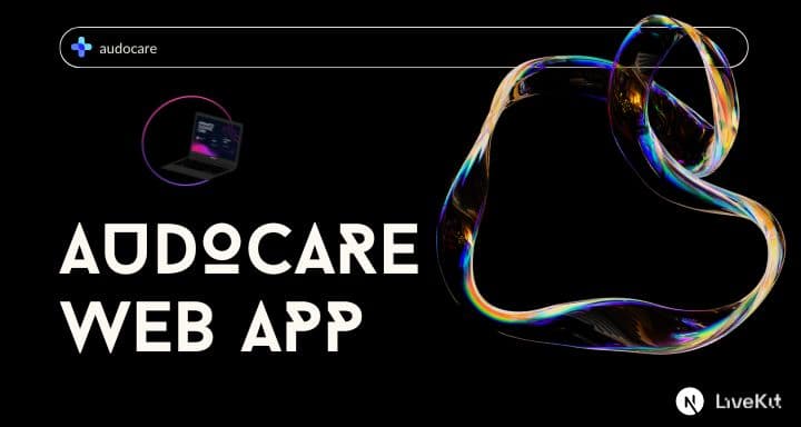 Audocare AI Voice Agent Web Application project screenshot
